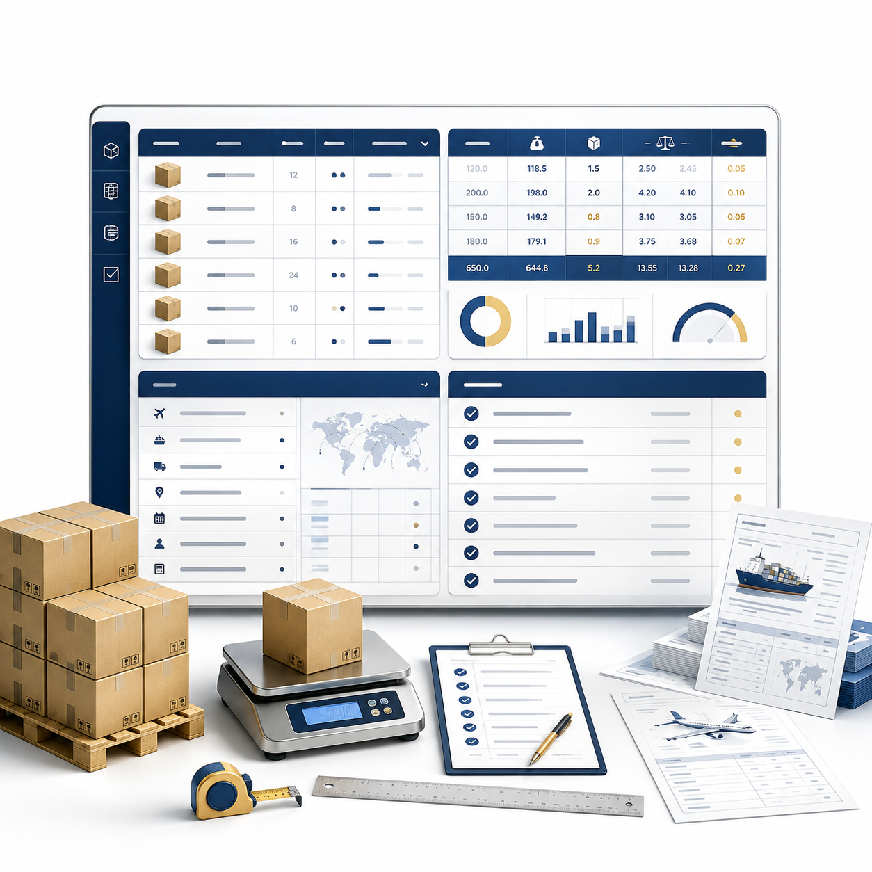 Packing list workbook, reconciliation tools and checklists preview